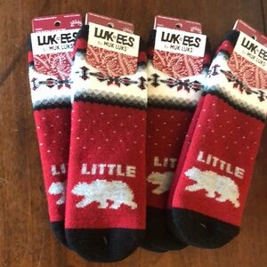 LUKEES BY MUK LUKS KID’S COZY SOCKS 🧦 excellent stocking stuffers size 10-3